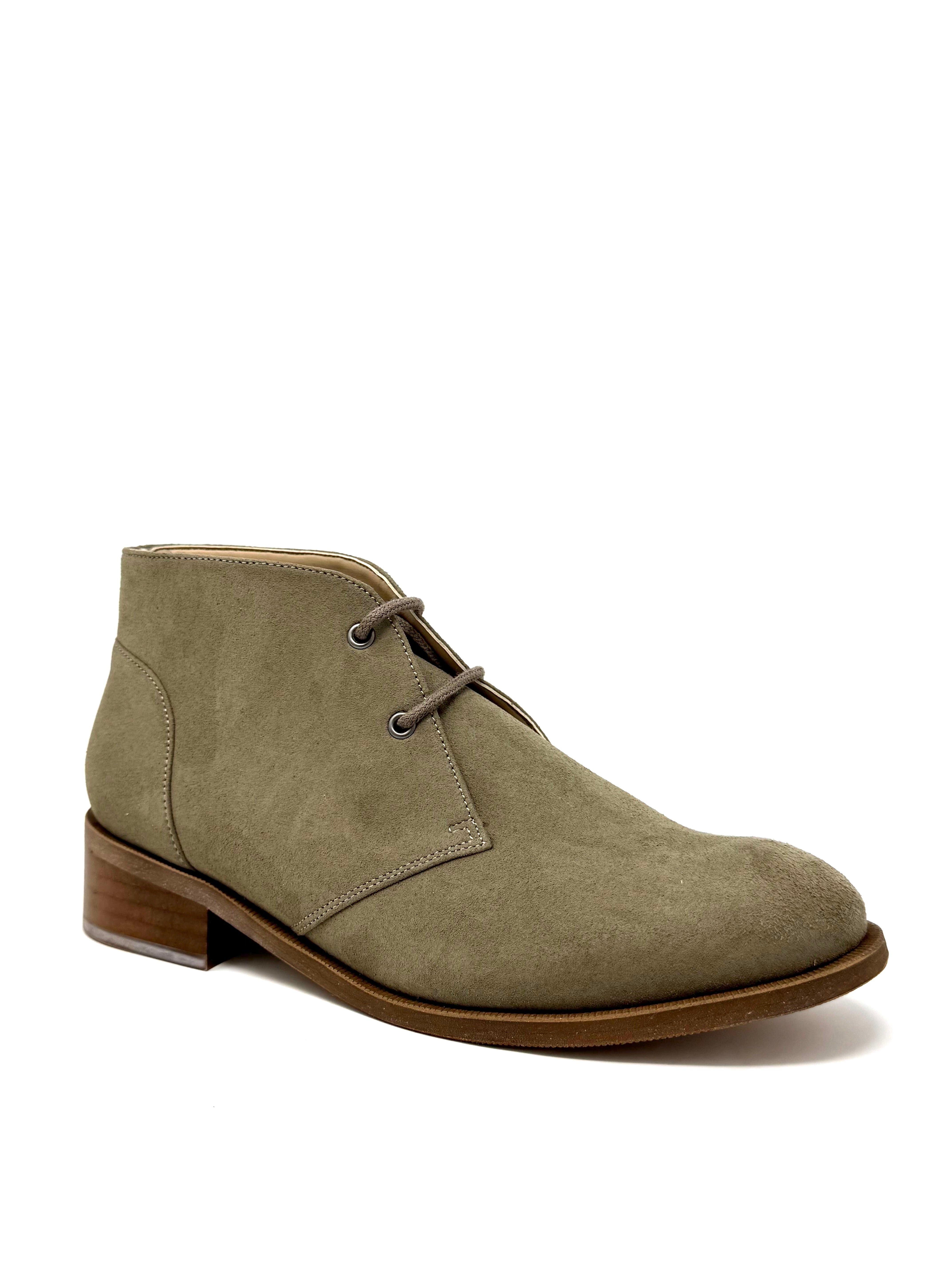 Novacas Katie Bootie in Taupe Suede from Novacas – MooShoes