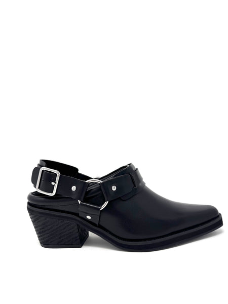 Friday Motorcycle Mule in Black from Intentionally Blank