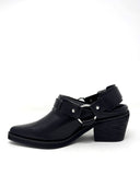 Friday Motorcycle Mule in Black from Intentionally Blank