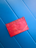 Cardholder in Red Leaves