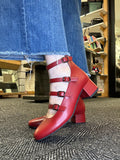 Tap Dance Heel in Red from BC Footwear