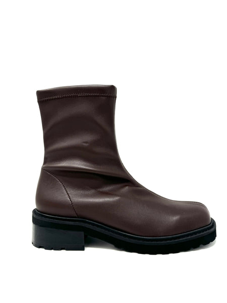 Erica Stretch Boot in Walnut from Novacas