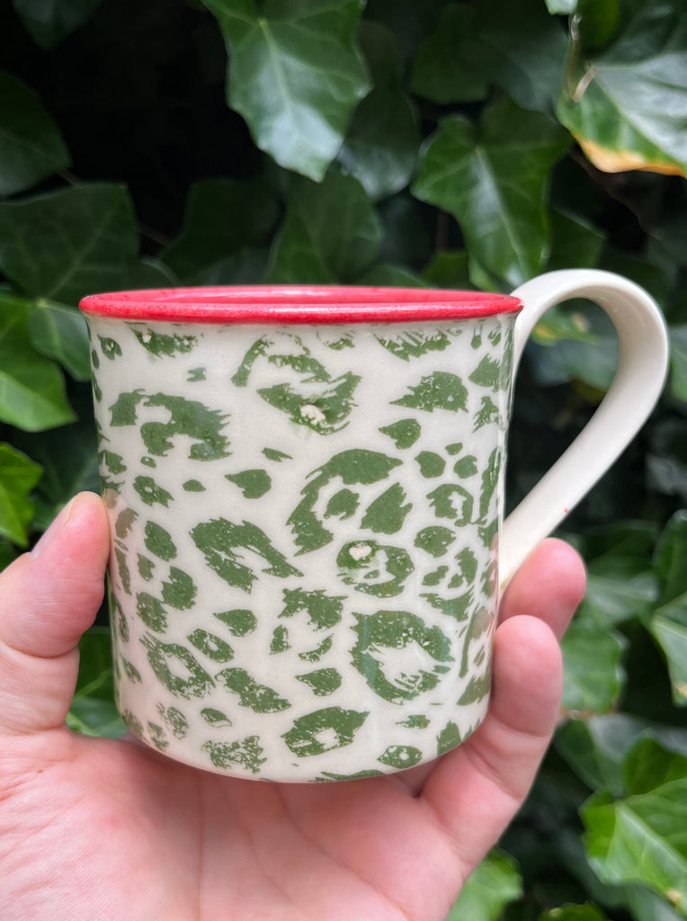 Leopard Mug from Auburn Clay Barn