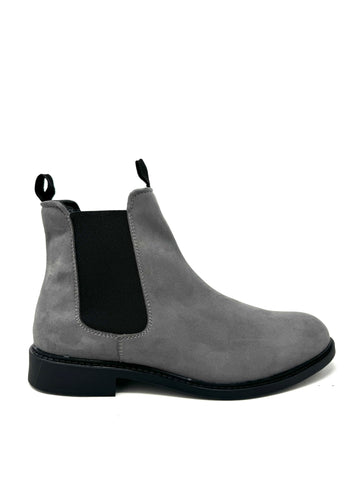 Bruce Chelsea Boot in Grey Suede from Novacas