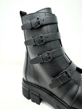 Stewie Buckle Boot in Black from Novacas