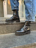 Stewie Buckle Boot in Black from Novacas