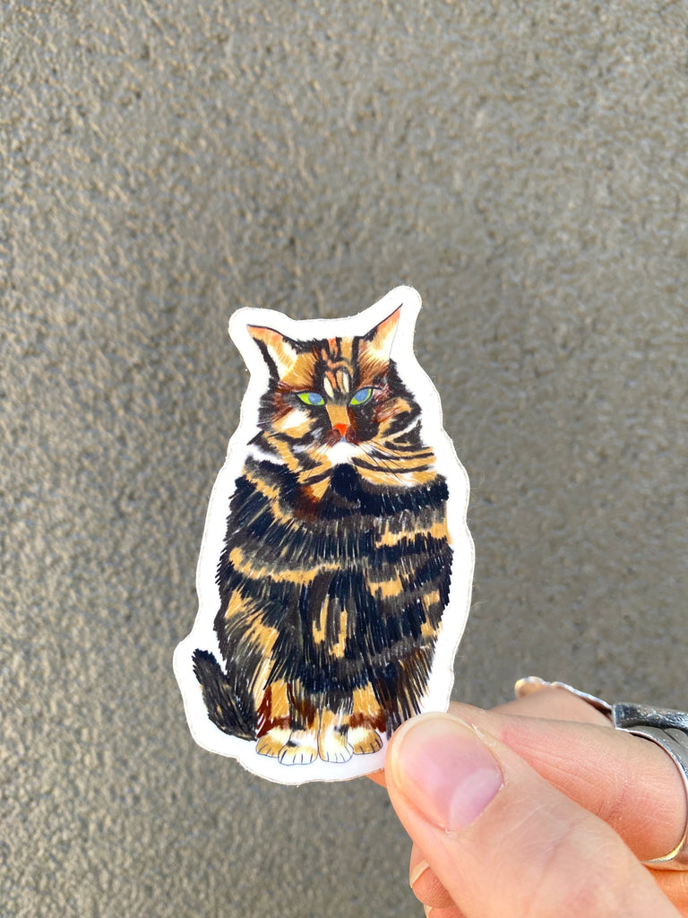 Margot Cat Sticker from natchie