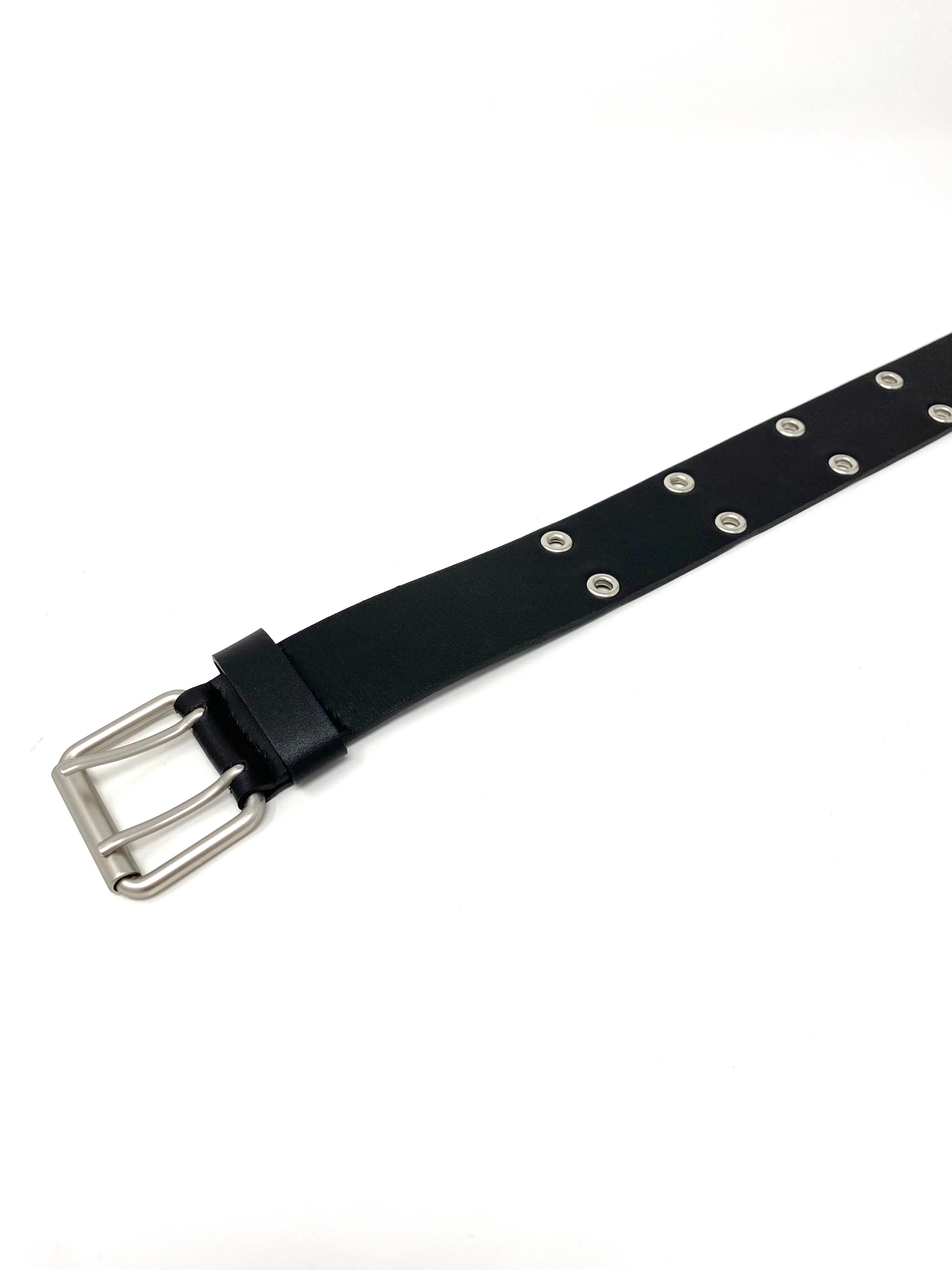 Cherie Grommet Belt in Black from Novacas – MooShoes