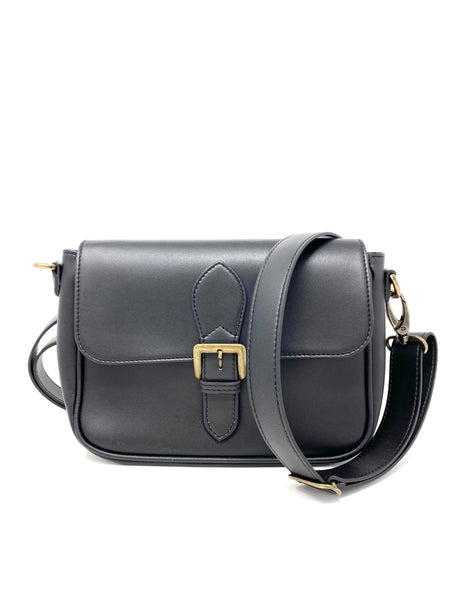 Juliana Saddle Bag in Black from Novacas