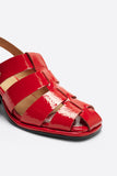 July Sandal in Cherry from Intentionally Blank