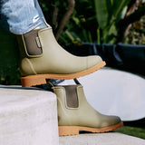 Bobbi Rain Boot in Khaki Green from Merry People