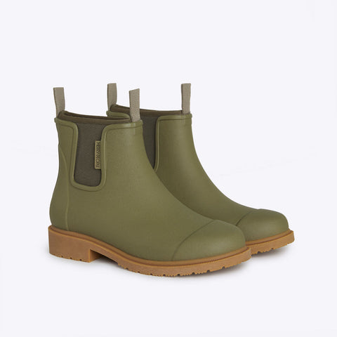 Bobbi Rain Boot in Khaki Green from Merry People