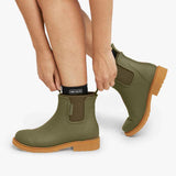 Bobbi Rain Boot in Khaki Green from Merry People