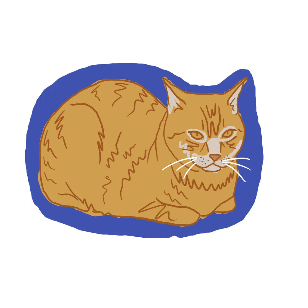 Loaf cat Sticker from La Familia Green