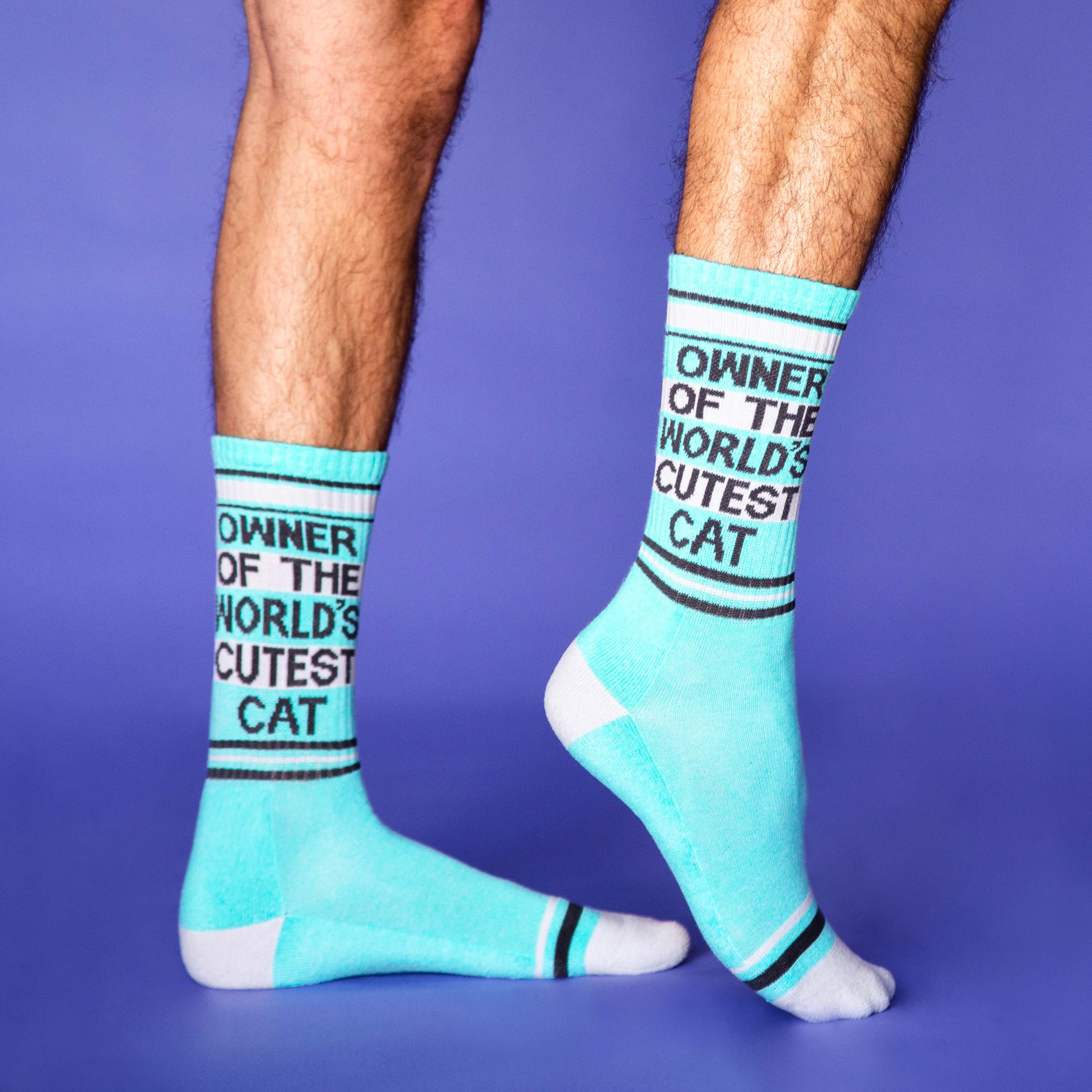 Gumball Poodle - Owner Of The World's Cutest Dog Gym Crew Socks