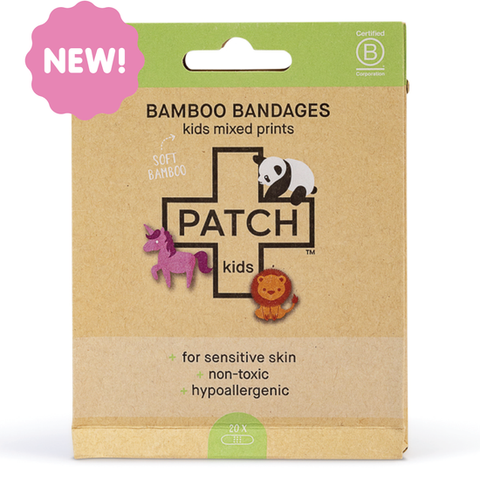 PATCH Mixed Prints Bamboo Adhesive Bandages Pack