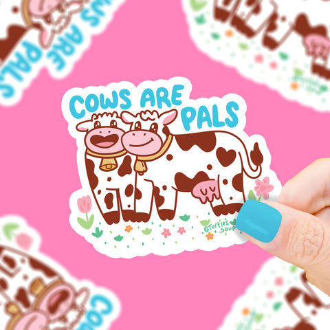 Cows Are Pals Sticker from Turtle's Soup