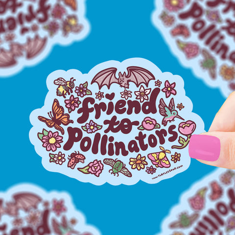 Friend to Pollinators Sticker from Turtle's Soup