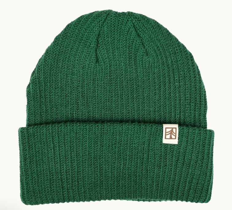 Organic Cotton Beanie in Forest Green from Rustek