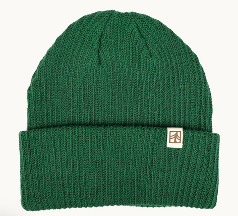 Organic Cotton Beanie in Forest Green from Rustek