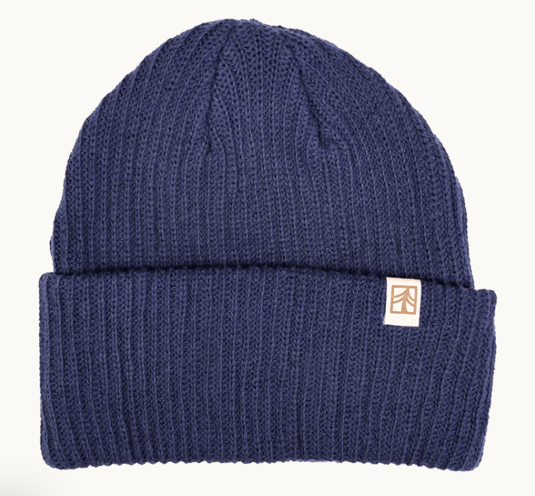 Organic Cotton Beanie in Navy from Rustek