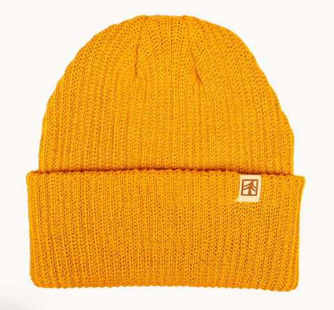 Organic Cotton Beanie in Marigold from Rustek