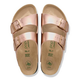 Arizona Flex Platform Vegan in Metalic Copper from Birkenstock