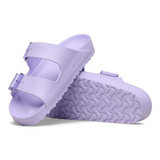 Arizona Stealth Buckle EVA in Purple Fog from Birkenstock