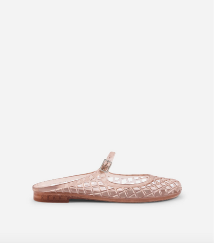 Cora Jelly Mule in Rosewater from Intentionally Blank