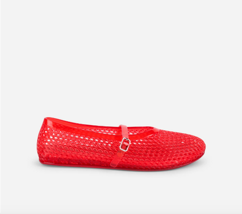 Classy Jelly Mary Jane in Cherry from Intentionally Blank