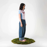 Flow Sneaker in Pink & Wine Corn Leather from MoEa