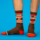 Easily Distracted by dogs Socks from Gumball Poodle