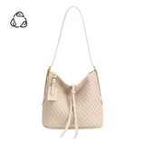 Thalia Bone Recycled Vegan Leather Tote from Melie Bianco