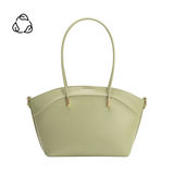 Hazel Mint Recycled Vegan Leather Tote from Melie Bianco