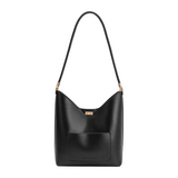 Billie Black Recycled Vegan Leather Tote from Melie Bianco