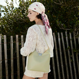 Billie Black Recycled Vegan Leather Tote from Melie Bianco