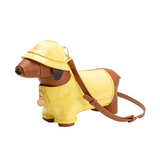 Rain Dog Yellow Vegan Leather Crossbody from Melie Bianco