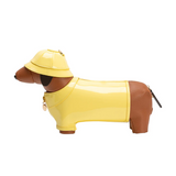 Rain Dog Yellow Vegan Leather Crossbody from Melie Bianco