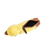 Rain Dog Yellow Vegan Leather Crossbody from Melie Bianco