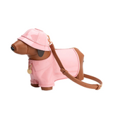 Rain Dog Pink Vegan Leather Crossbody from Melie Bianco