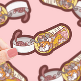 Kitty RX Purrscription Sticker from Turtle's Soup