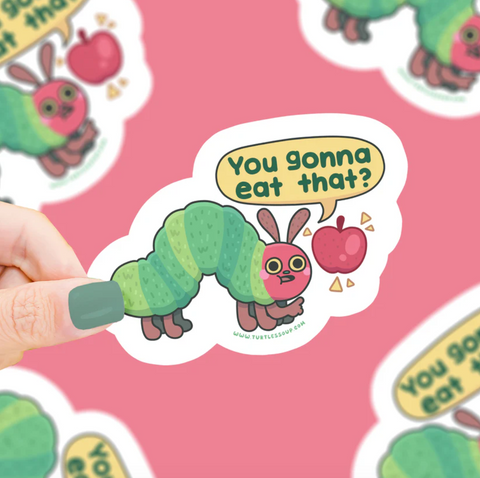 Ravenous Caterpillar Sticker from Turtle's Soup