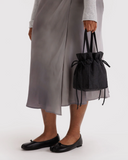 Nylon Drawstring Bag in Black from BAGGU