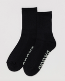 Ribbed Sock in Black from BAGGU