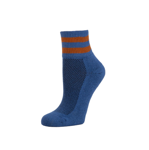 Retro Stripe Anklet in Cobalt from Zkano