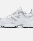 Rush Sneaker in White & Silver Apple Leather from MoEa