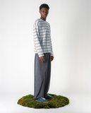 Flow Sneaker in Full Blue Mushroom Leather from MoEa