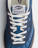 Flow Sneaker in Full Blue Mushroom Leather from MoEa