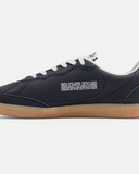 Flow Sneaker in Black & White Mushroom Leather from MoEa