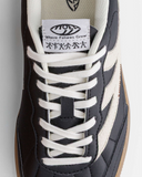 Flow Sneaker in Black & White Mushroom Leather from MoEa